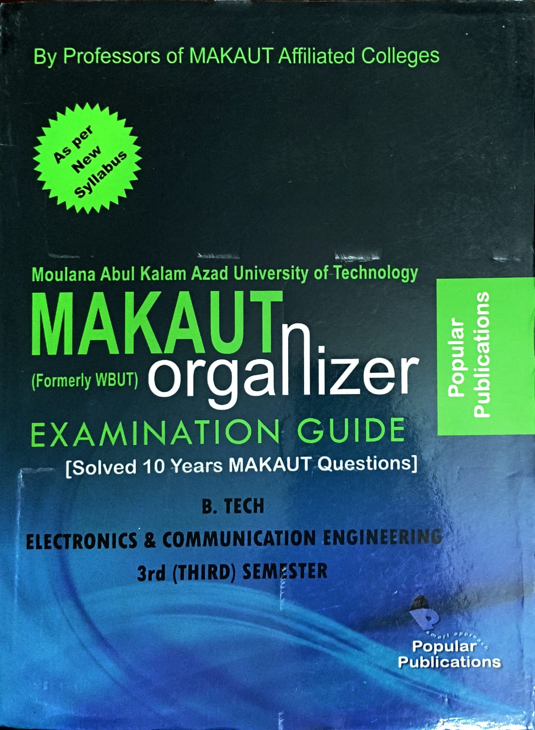 ORGANIZER B.TECH 3RD SEM ELECTRONICS & COMMUNICATION ENGINEERING 