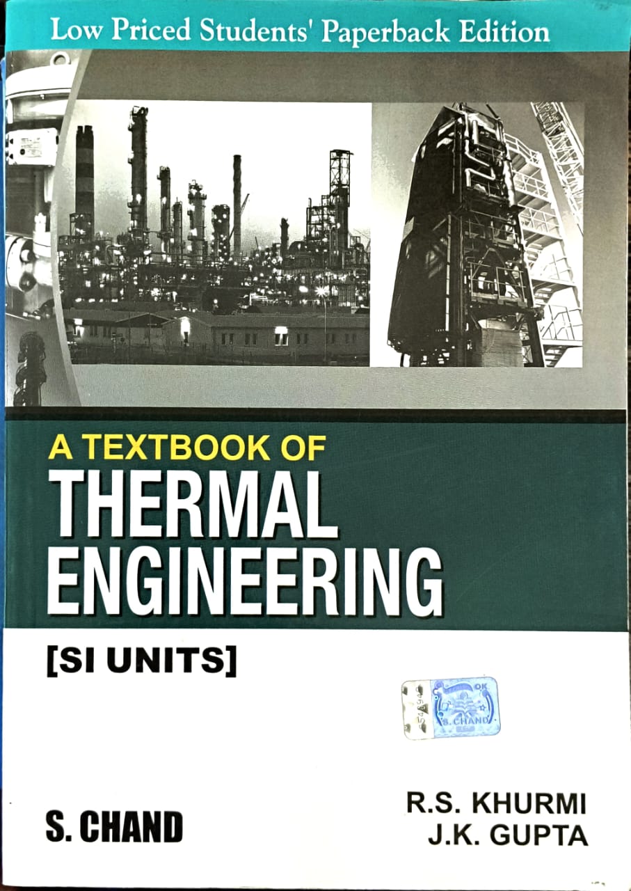 A TEXTBOOK OF  THERMAL ENGINEERING